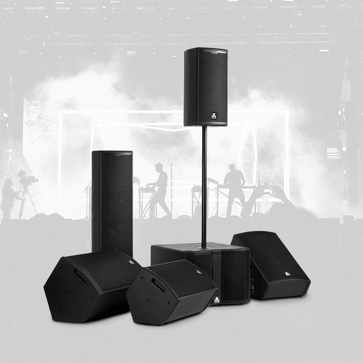 Nítid-S series — point source, column, and stage monitor family